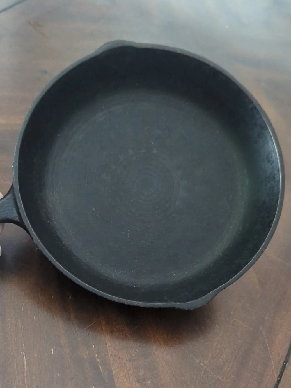 Vintage 8 Inch Korean Cast Iton Skillet